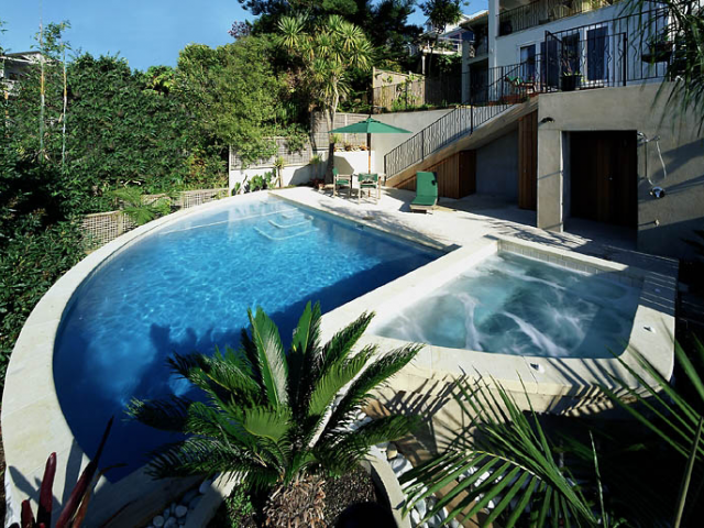 Duoheat温泉和游泳池热泵:高达65平方米的游泳池+温泉