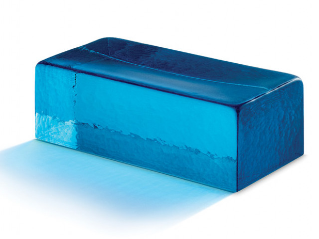 蓝色蓝宝石威尼斯玻璃砖