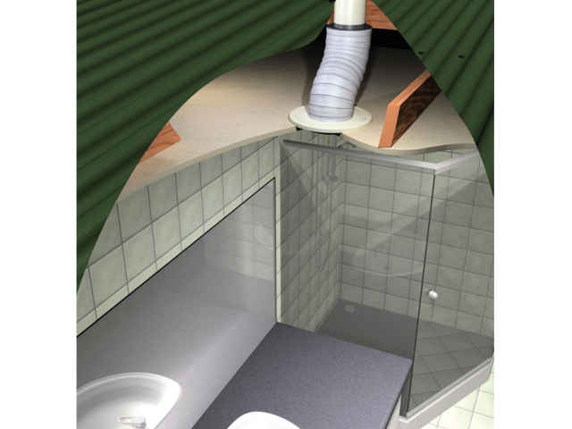施威根静音浴室排气系统